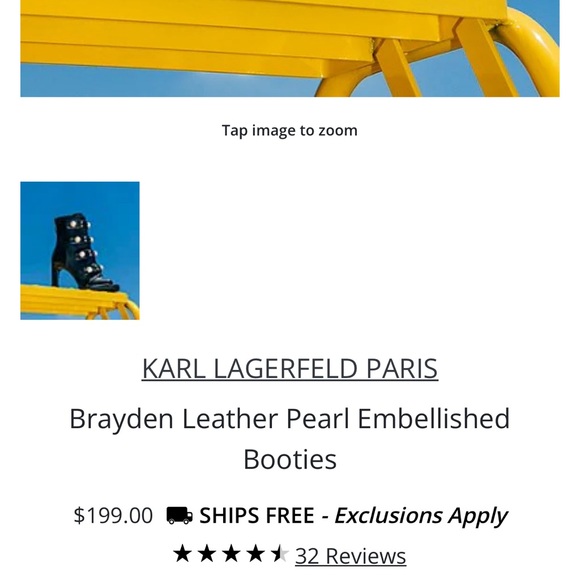 Karl Lagerfeld Brayden Heels 7.5 - Picture 3 of 3